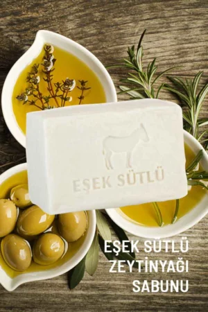 MELTEMİ Taş Baskı Eşek Sütlü Zeytinyağı Sabunu (200 gr)