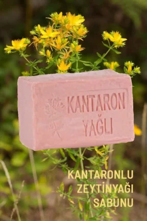 MELTEMİ Taş Baskı Kantaron Yağlı Sabun (200 gr)